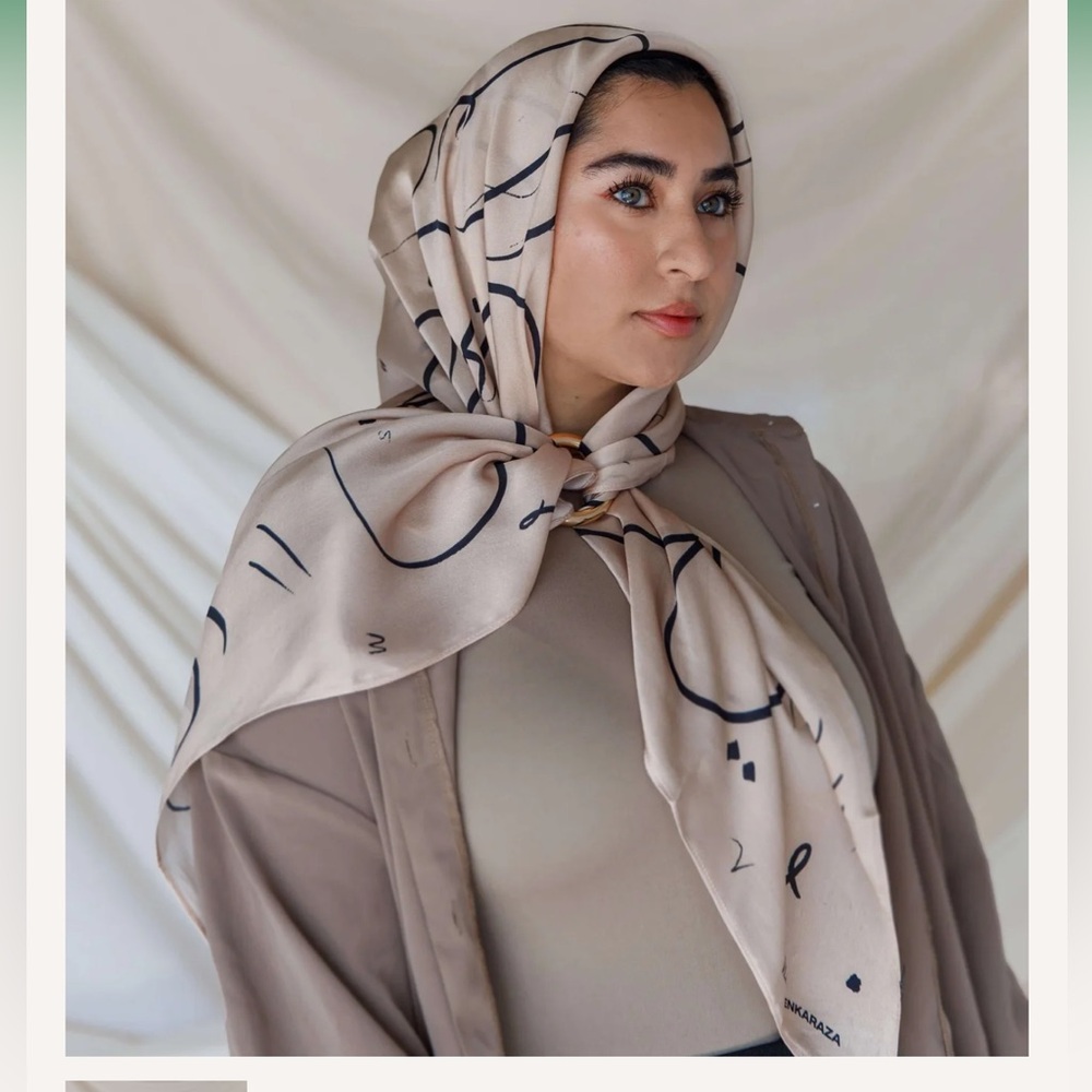 Vela Scarves Divine Love Silk Scarf unworn, no tags great condition 39x39